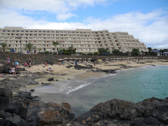 Markante Lage am Strand