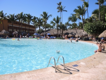 Blick über den Pool Blick über den Pool