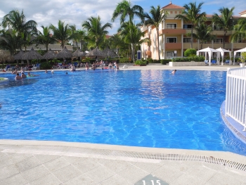 Blick über den Pool Blick über den Pool