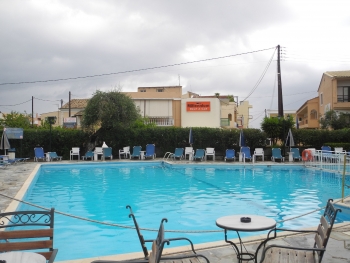 Blick über den Pool