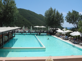 Blick über den Pool Blick über den Pool