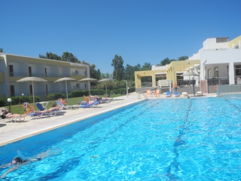 Blick über den Poolbereich