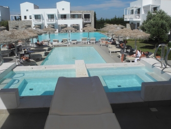 Blick über den Poolbereich