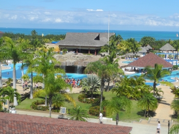 Blick über das Hotelgelände