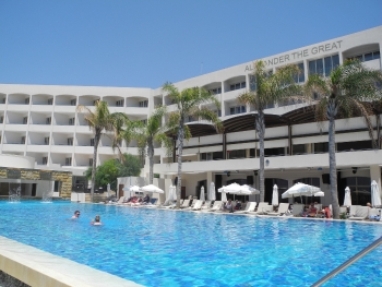 Blick über den Pool