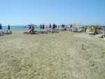 Grau-brauner Strand