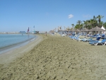 Strand vor dem Hotel