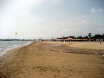 Der Strand vor dem Hotel