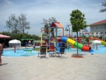 Der Kinderpool im Aquapark.