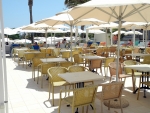 Außenbereich der Poolbar