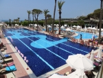 Blick über den Pool