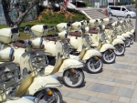 Motorroller zum Ausleihen