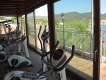 Fitnessraum mit Meerblick