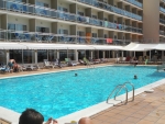 Blick über den Pool