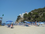 Typischer Touristenstrand