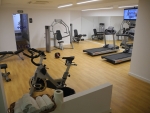Fitnessraum im Keller