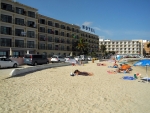 Hotel und Strand