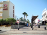 Fußgängerzone am Hotel