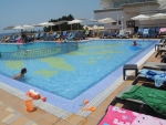Blick über den Poolbereich