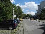 Straße vor dem Hotel