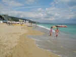 Goldfarbener Strand