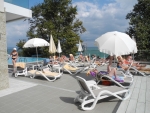Sonnendeck auf dem Vordach