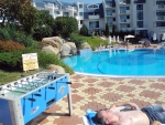 Kicker am Pool