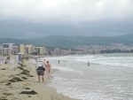 Sehr langer Strand