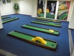 Minigolf im Inneren