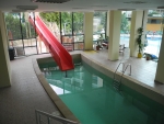 Rutsche ins Hallenbad