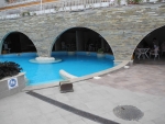 Außenterrasse vom Restaurant am Pool