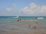 Schwimmende Barriere