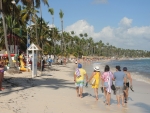 Palmen bis fast ans Meer
