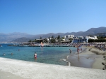 Blick auf die Bucht vor dem Hotel