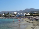 Blick vom Strand auf das Hotel Nana Beach