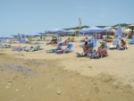 Strand vor dem Hotel
