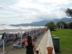 Übergang an den Strand