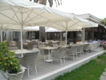 Außenbereich des Restaurants