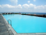 Blick über den Pool