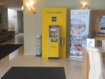 Geldautomat in der Lobby