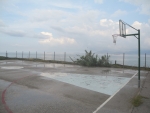 Basketball mit Meerblick