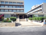 Hotelzugang des Sentido Anthoussa