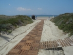 Zugang an den Strand