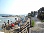 Strandabschnitt am Hotel