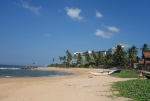 Einsam am Strand