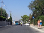 Straße vor dem Hotel