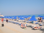 Strandabschnitt vor dem Hotel