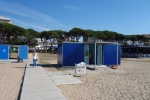 Toiletten am Strand