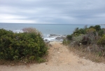 Zugang zum Kiesstrand