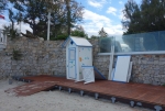 Umkleide am Strand